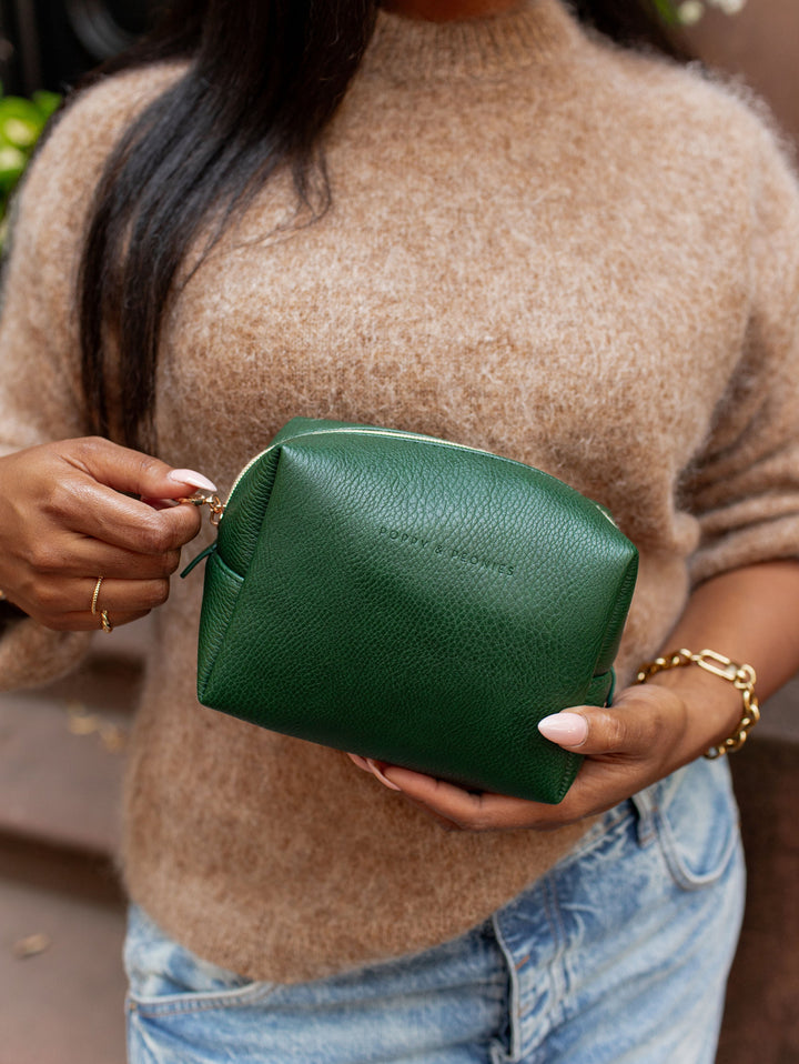 Heritage Green Cosmetic Case