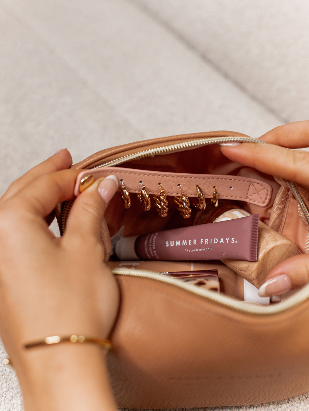 Mocha Mousse Cosmetic Case