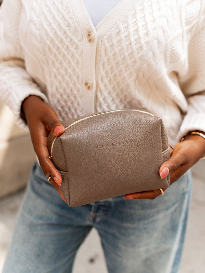 Dark Grey Cosmetic Case