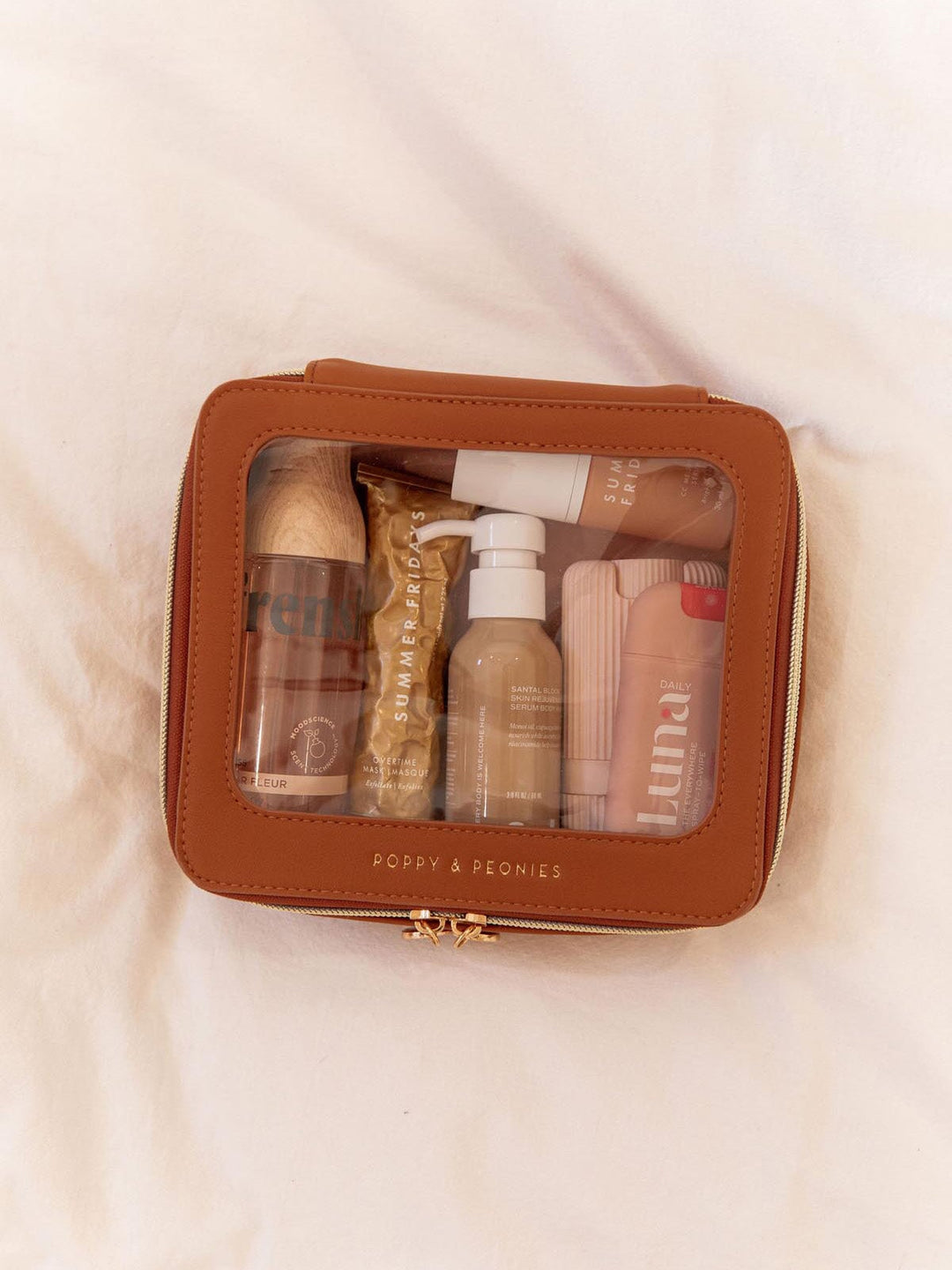 Peek A Boo Pouch Cognac