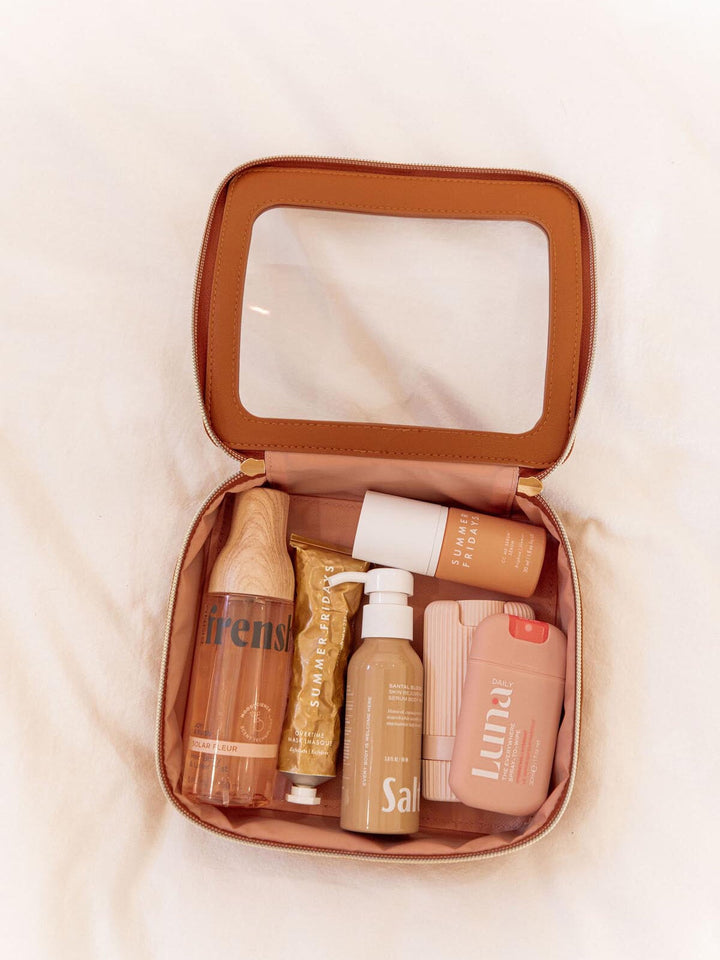 Peek A Boo Pouch Cognac