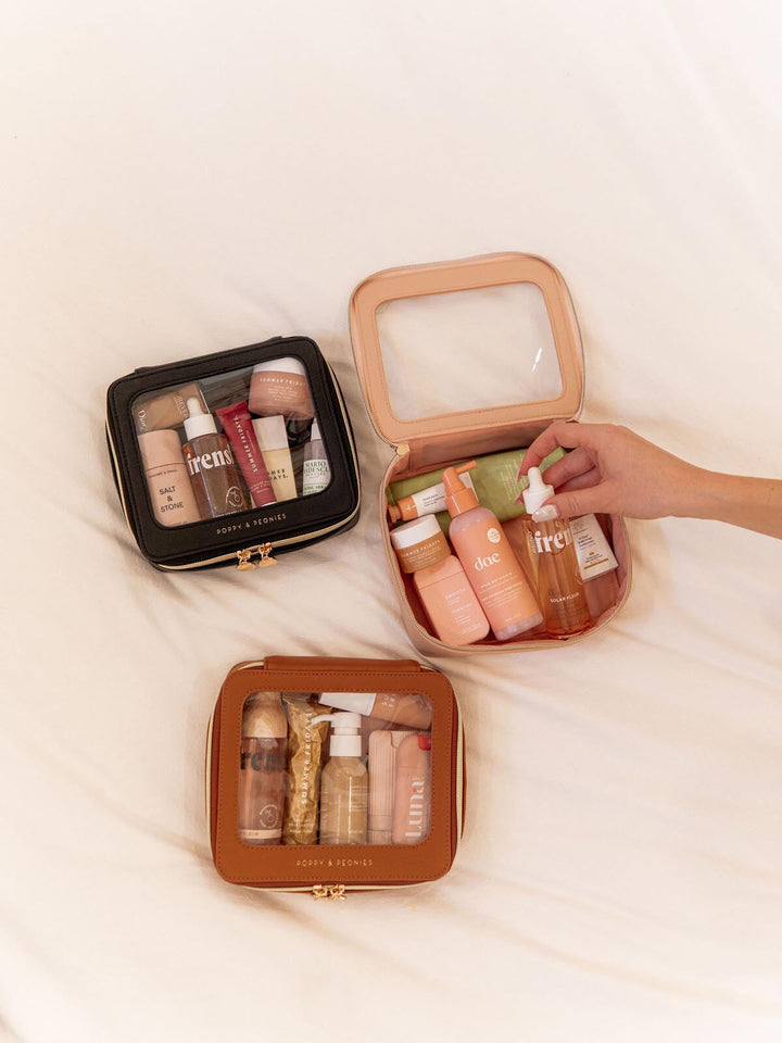 Peek A Boo Pouch Cognac