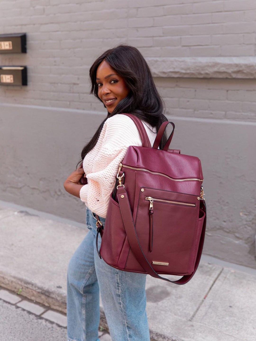 Commuter Backpack Berry