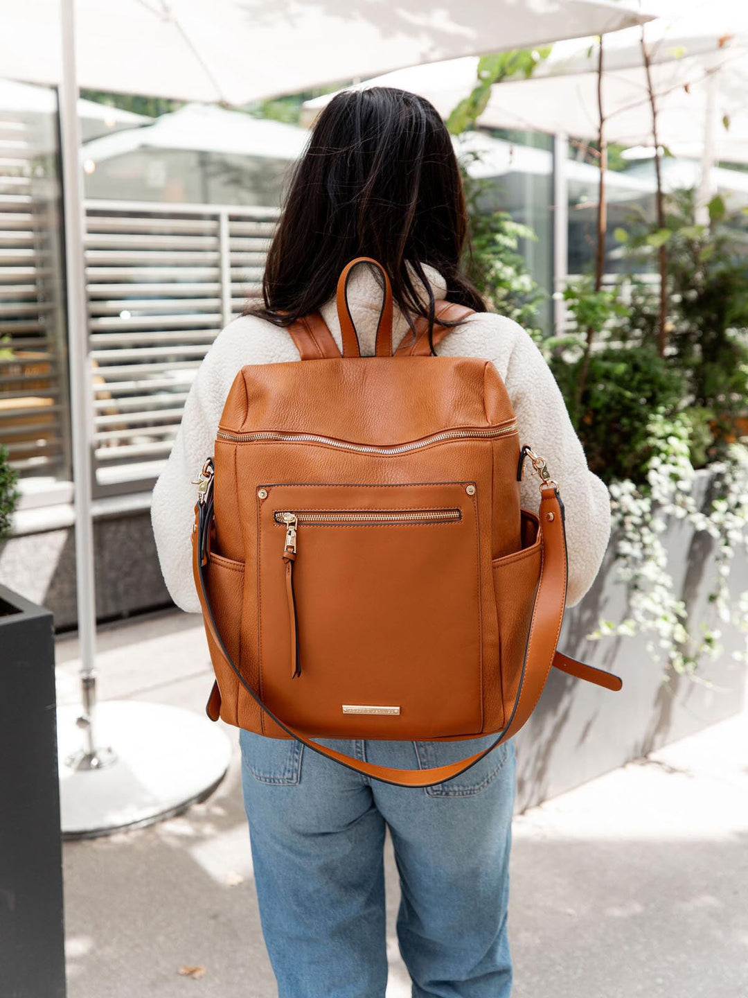 Commuter Backpack Cognac