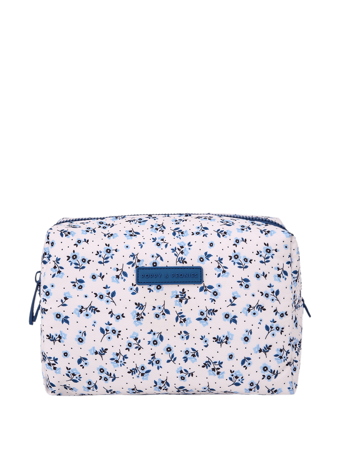 Cosmetic Trio Blue Floral