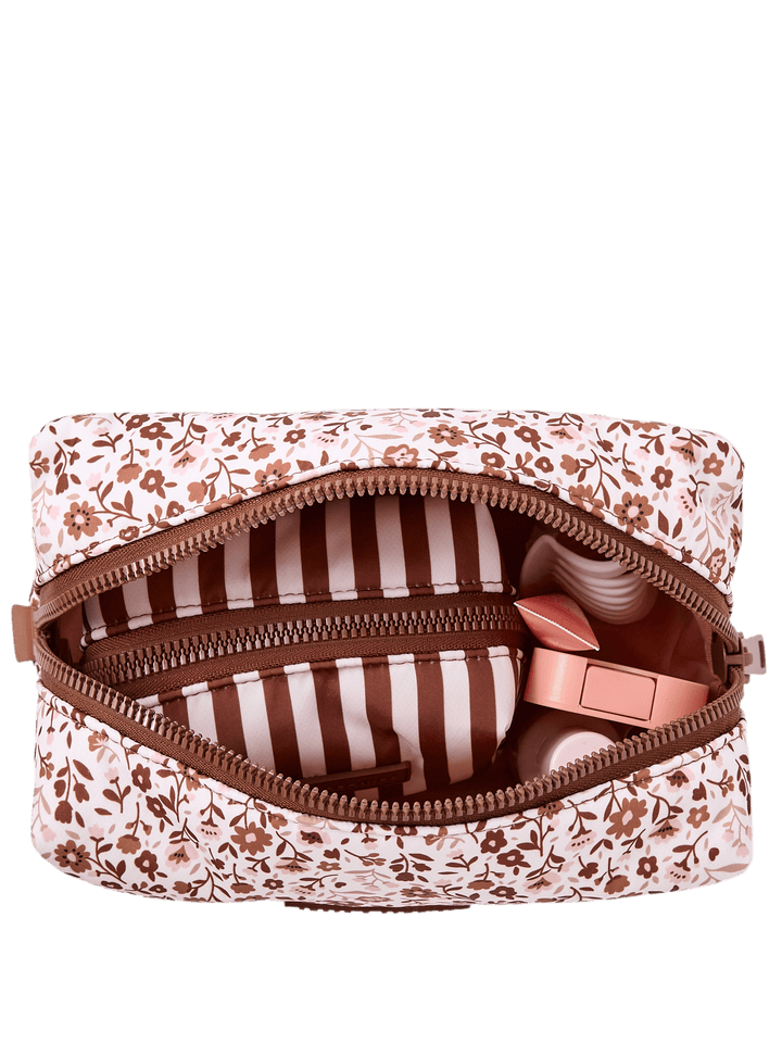 Cosmetic Trio Fall Brown Floral