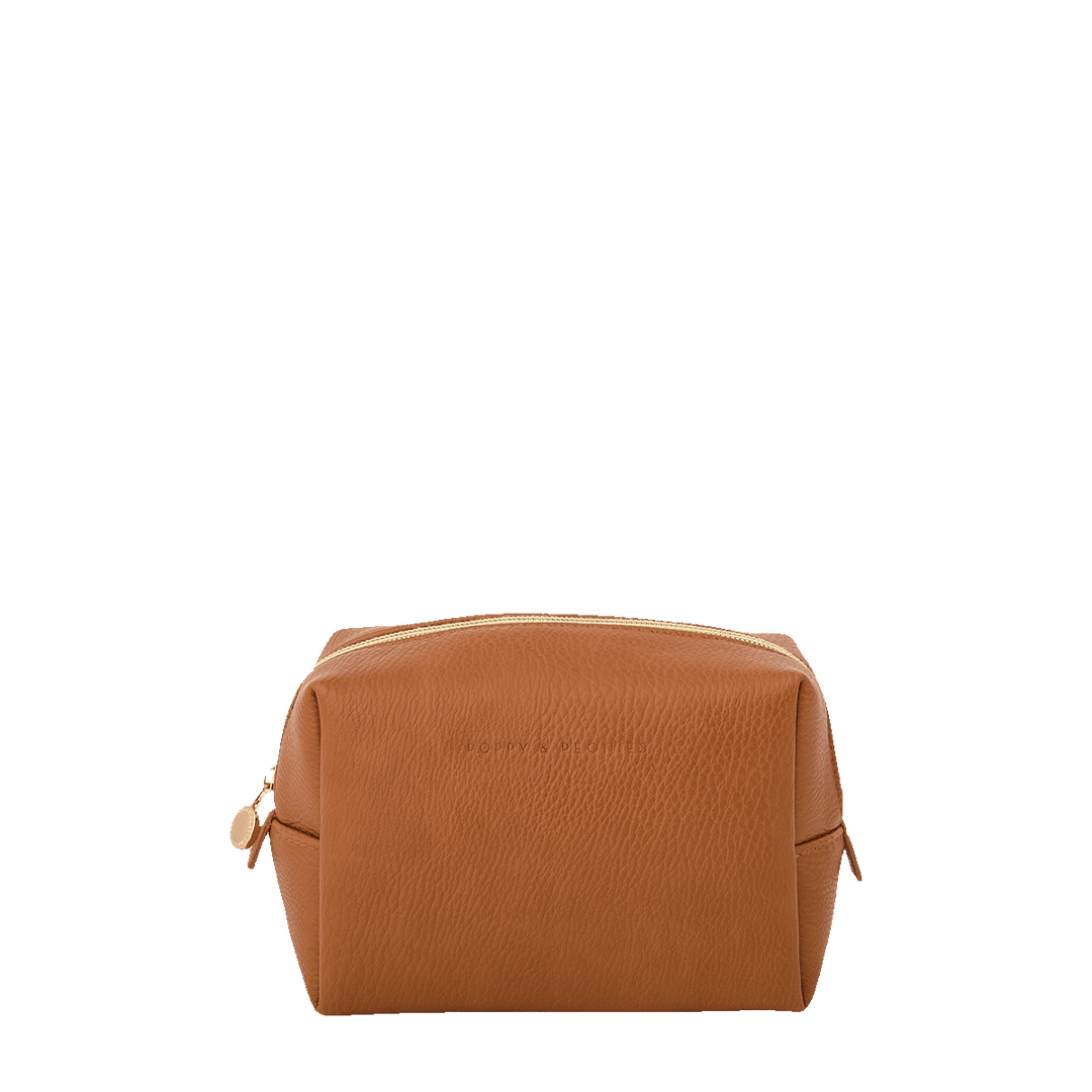 Cognac Cosmetic Case