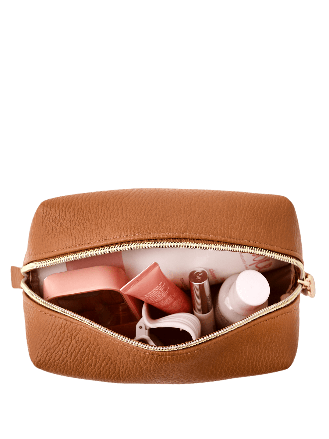 Cognac Cosmetic Case