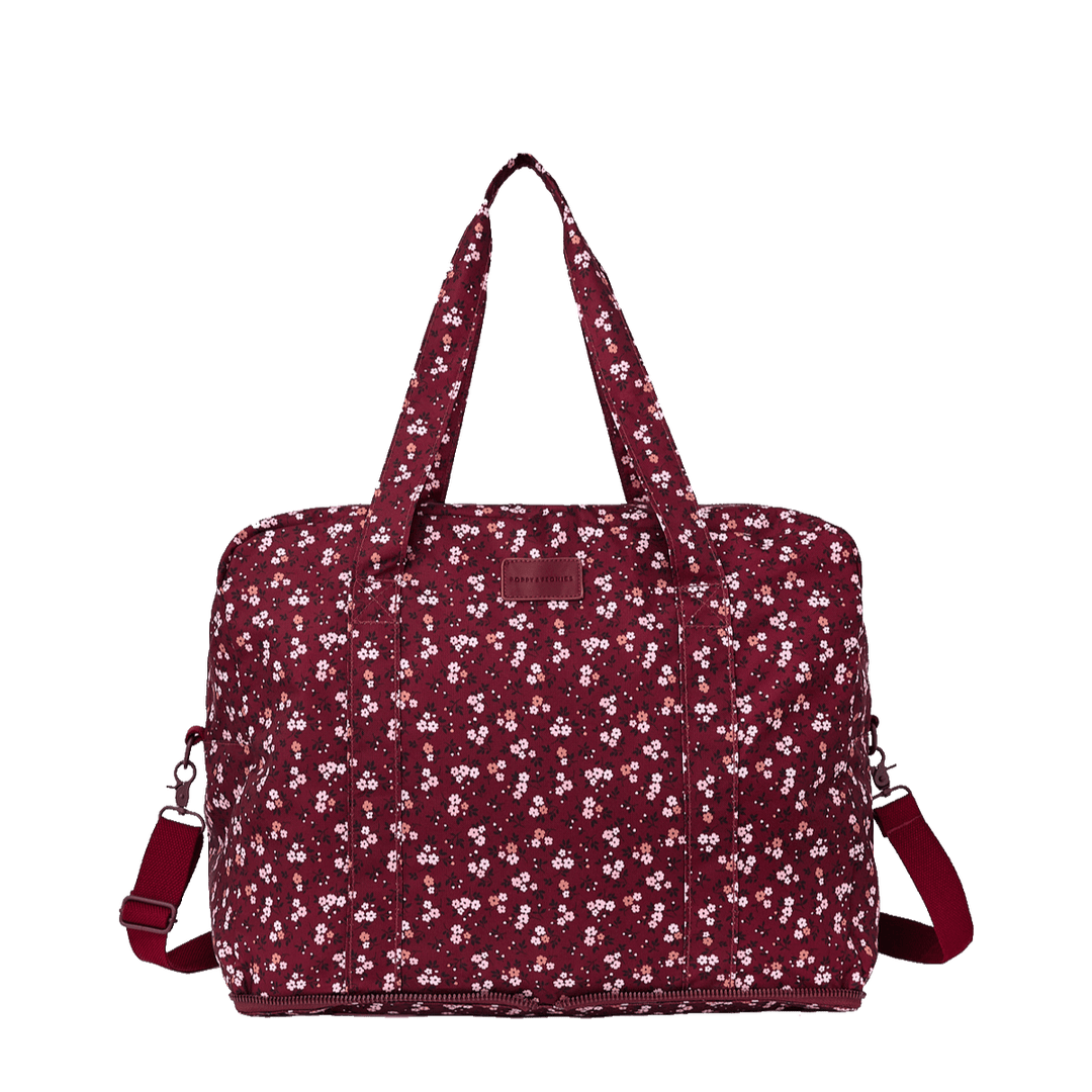 The Pack Up Duffle Berry Floral