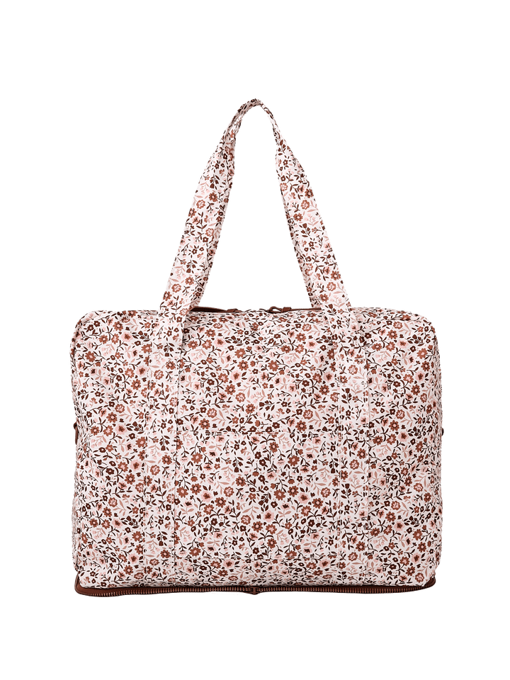 The Pack Up Duffle Fall Brown Floral
