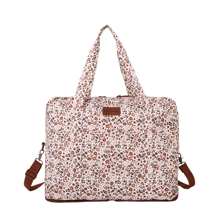 The Pack Up Duffle Fall Brown Floral