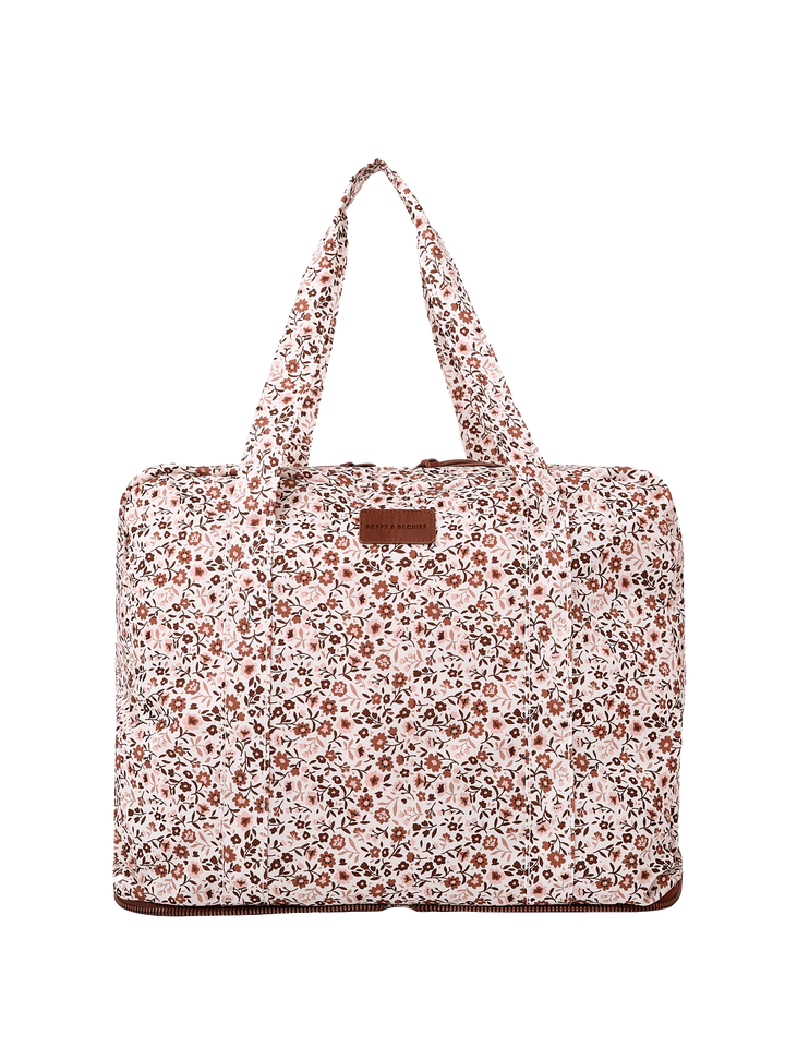 The Pack Up Duffle Fall Brown Floral