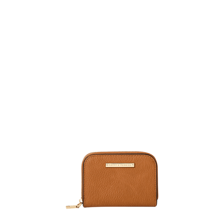 Compact Card Case Cognac