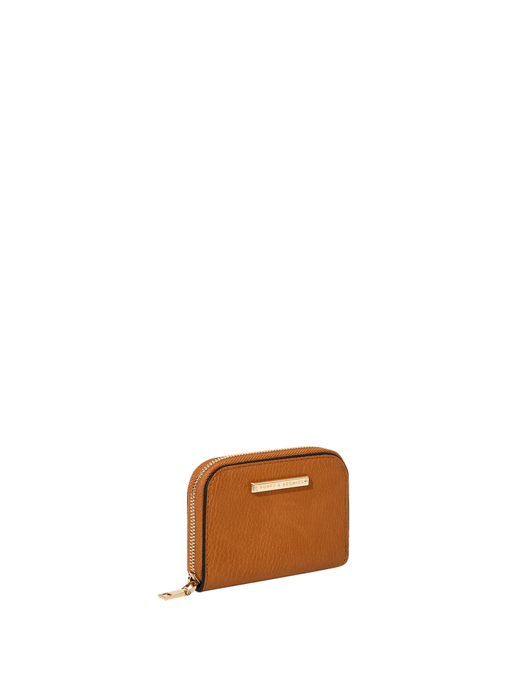Compact Card Case Cognac