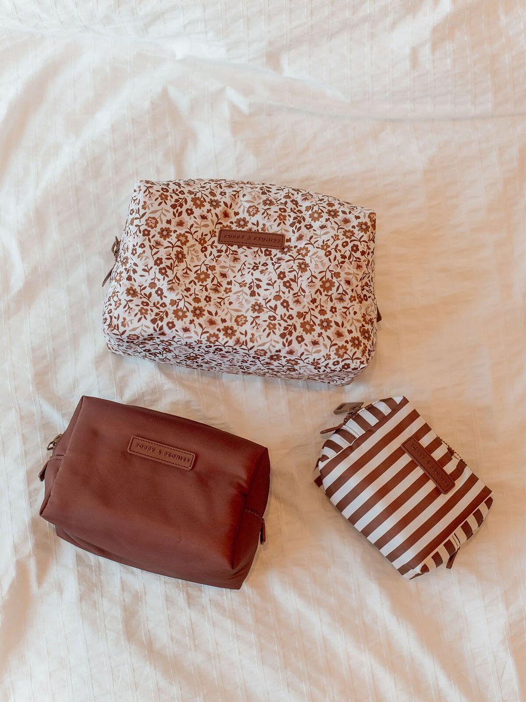 Cosmetic Trio Fall Brown Floral