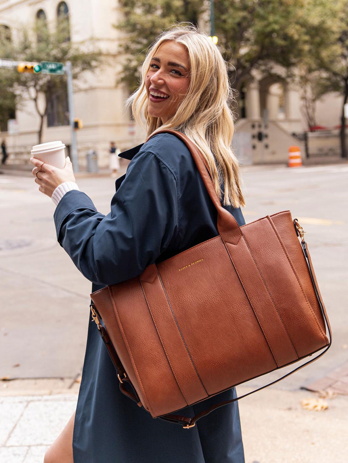 Multitasker Bag Chestnut | Poppy and Peonies – www.poppyandpeonies