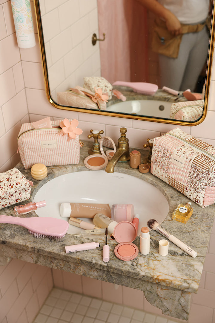 Cosmetic Trio Spring Patchwork