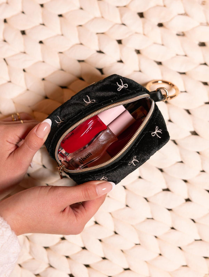 Tag Along Charm Black Velvet