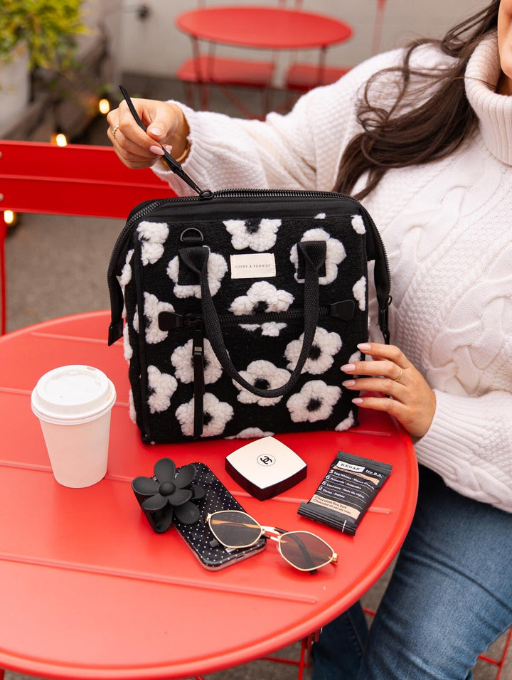The Lunch Bag Black Floral