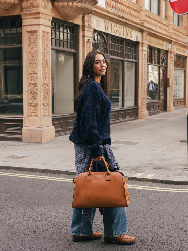 Uptown Tote Cognac