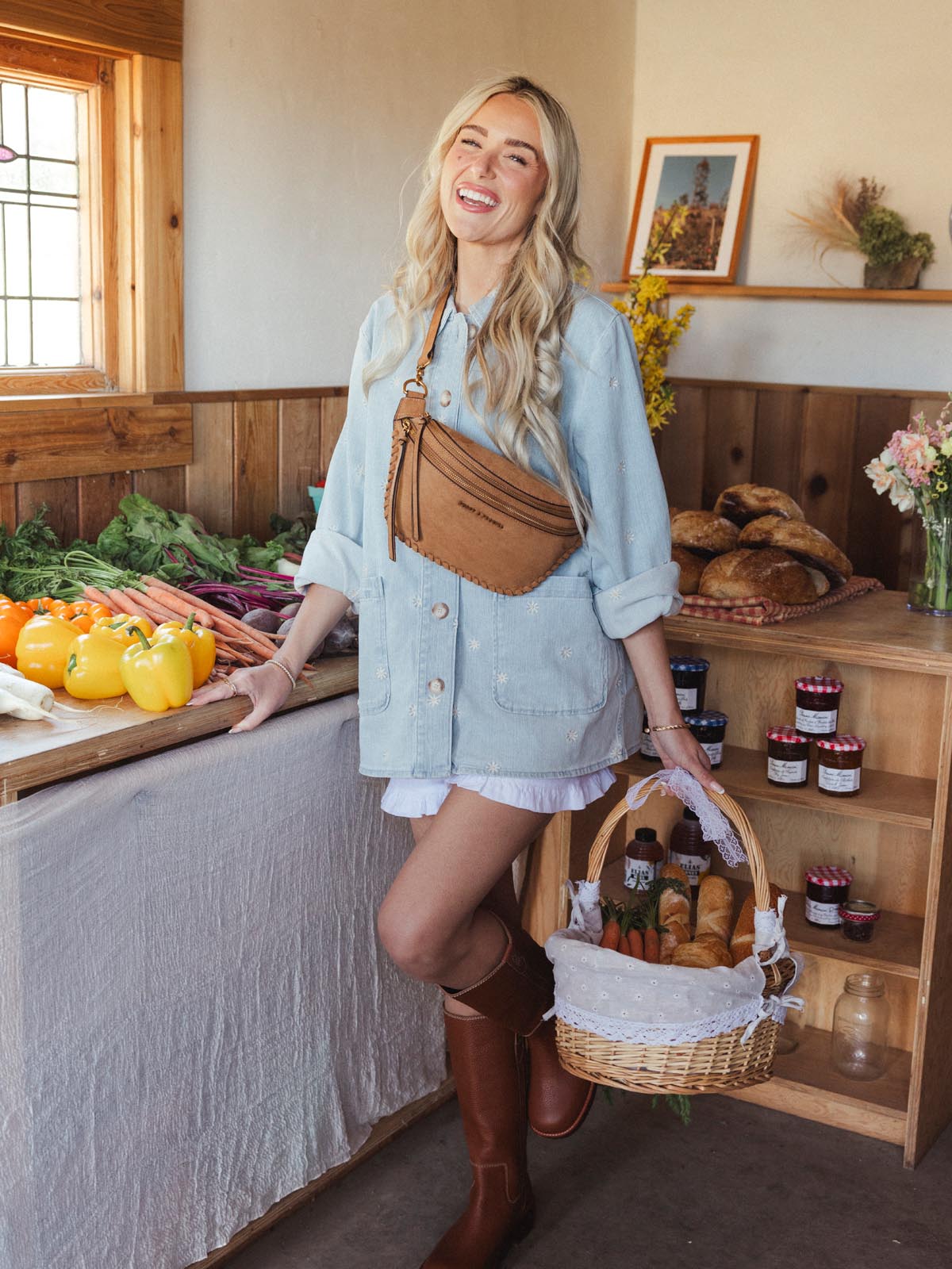 The Desert Crossbody Cognac | Poppy and Peonies – www