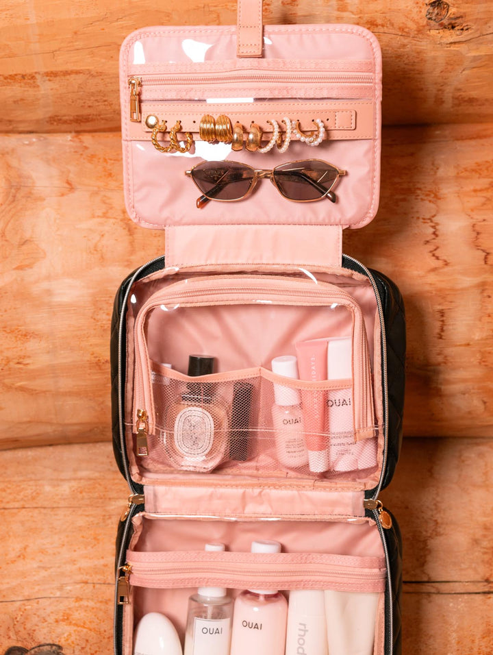 Hook Me Up Cosmetic Case Black Velvet