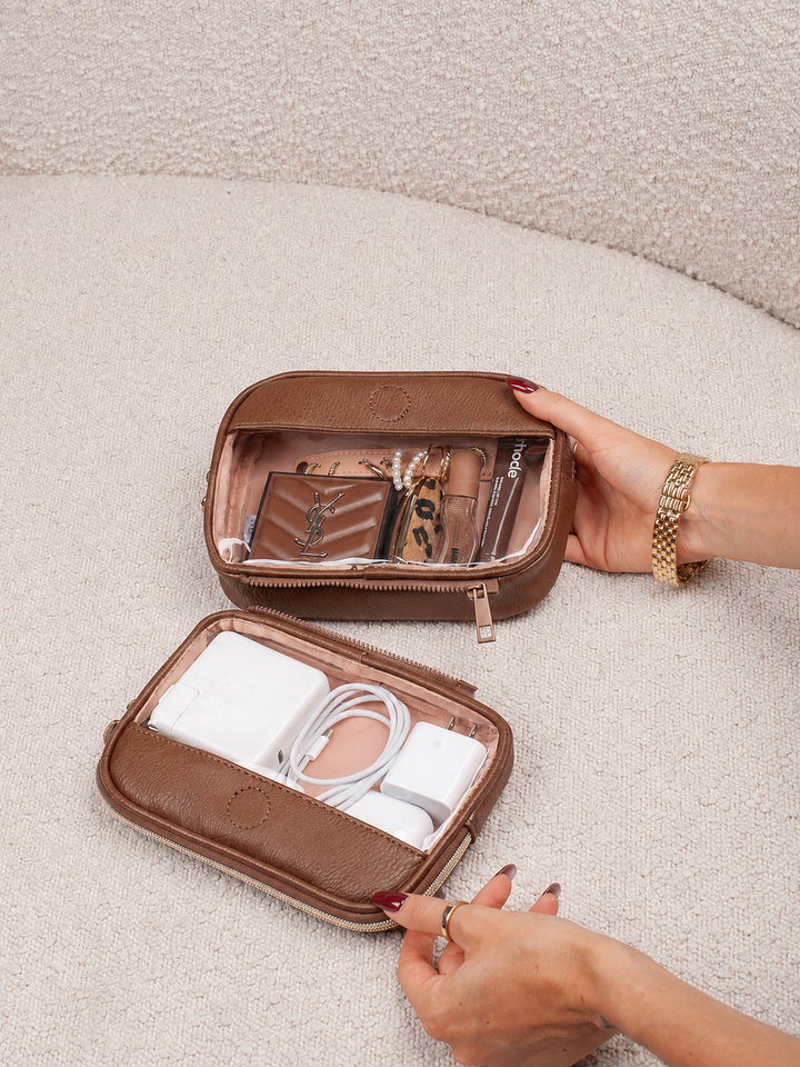 The Split Organizer Chestnut
