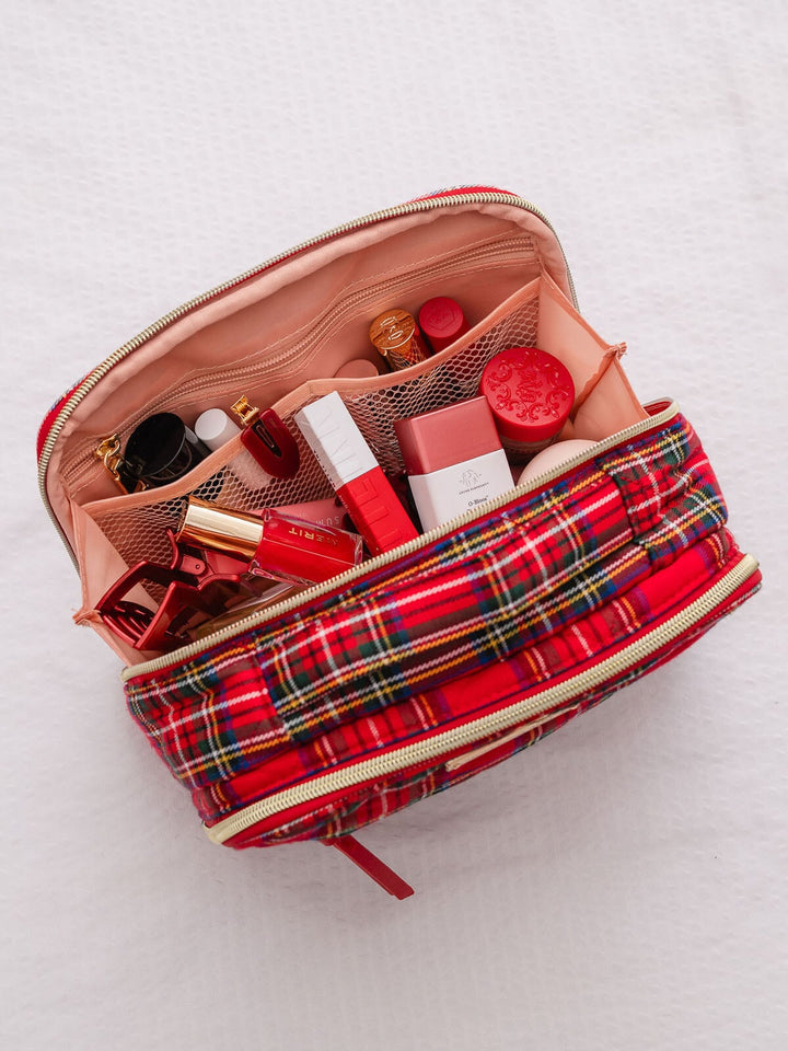 Companion Cosmetic Red Plaid