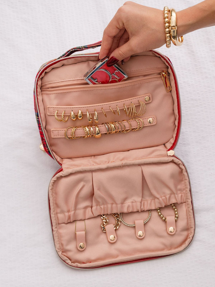 Companion Cosmetic Red Plaid