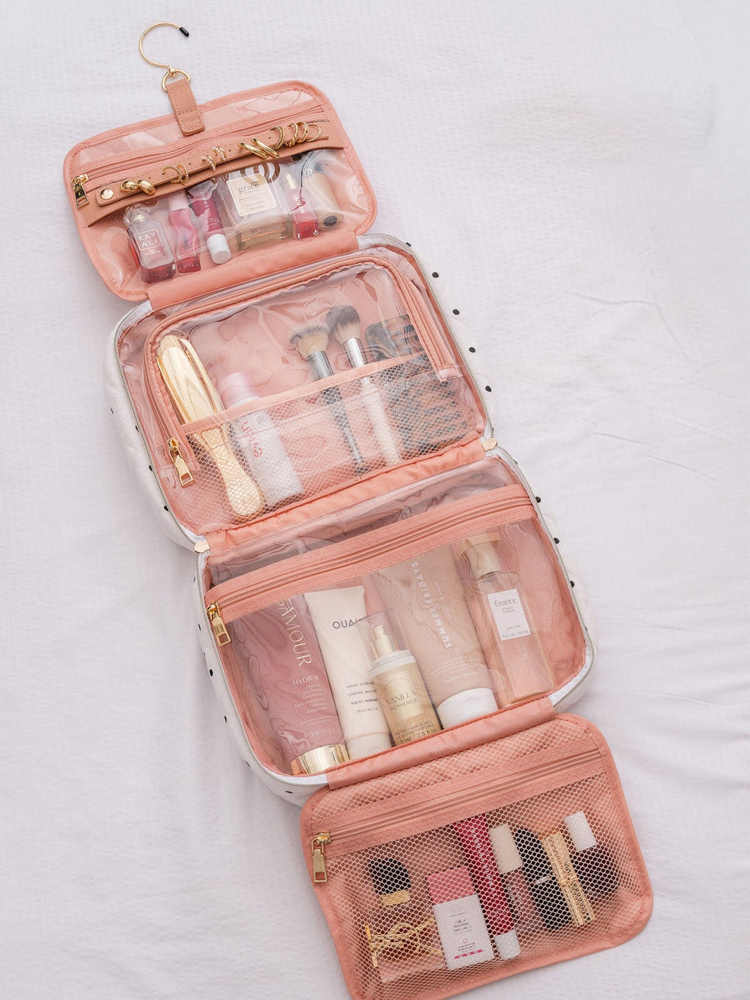 Hook Me Up Cosmetic Case Polka Dot