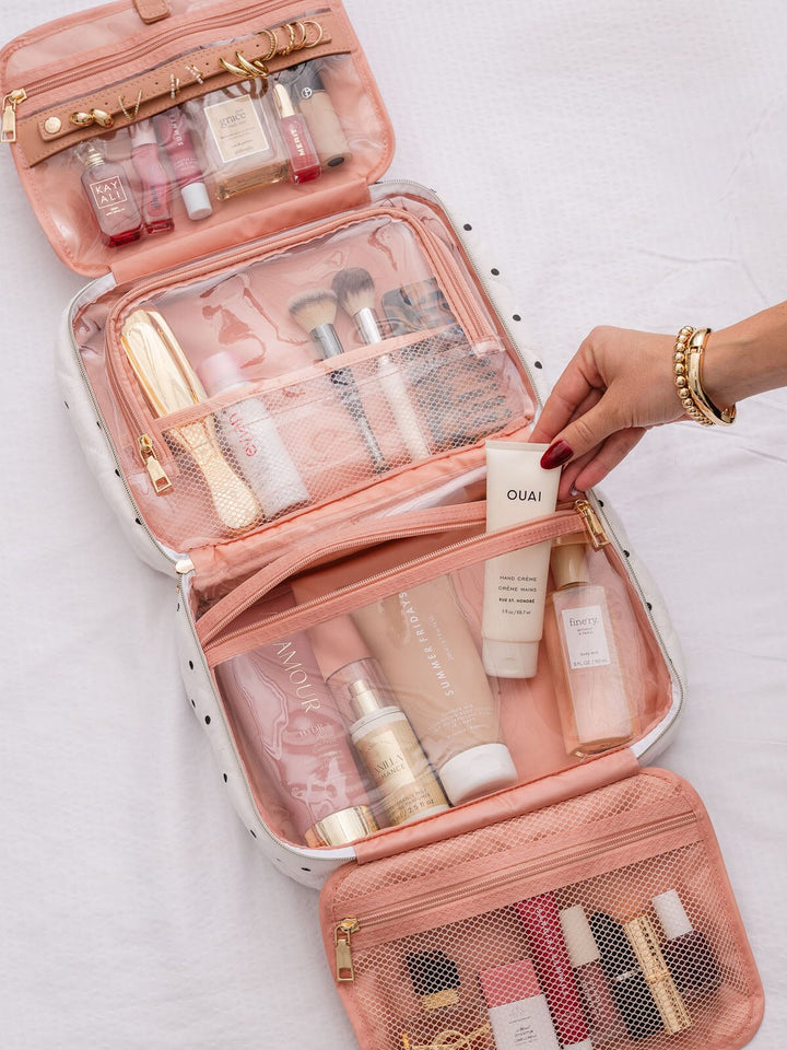 Hook Me Up Cosmetic Case Polka Dot