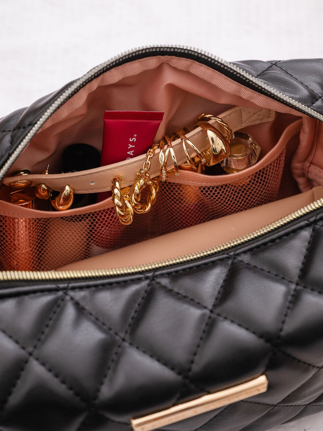 Cosmetic Trio Red Plaid