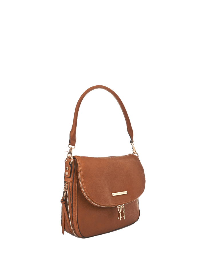 DOWNTOWN CROSSBODY cognac