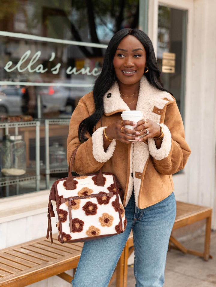 The Lunch Bag Espresso Floral