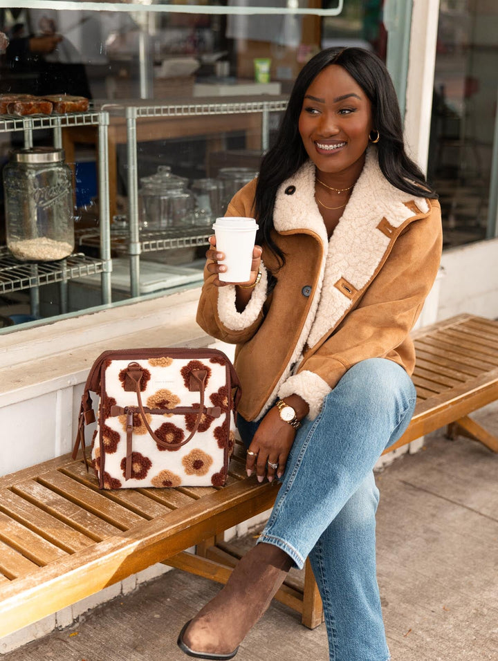The Lunch Bag Espresso Floral