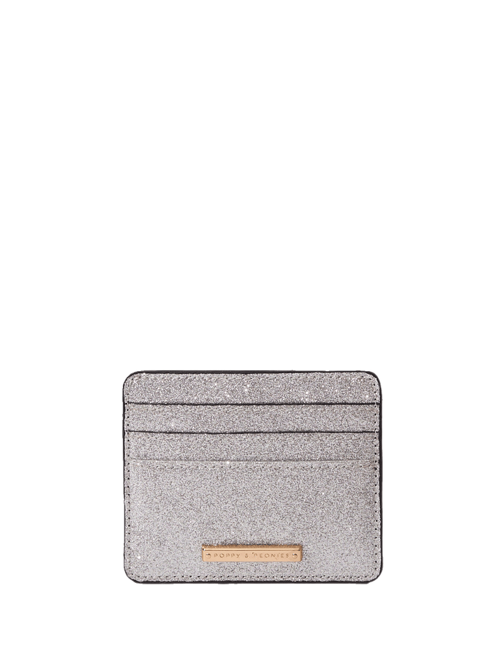 HOLD ME CARD HOLDER silver metallic