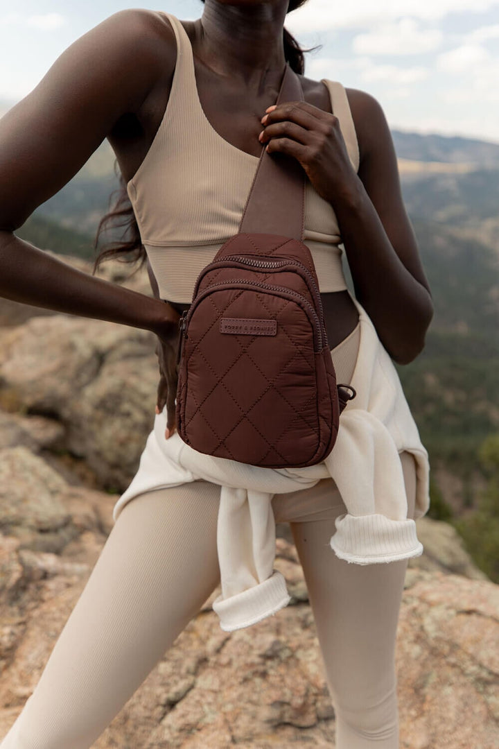 The Quilted Roamer espresso