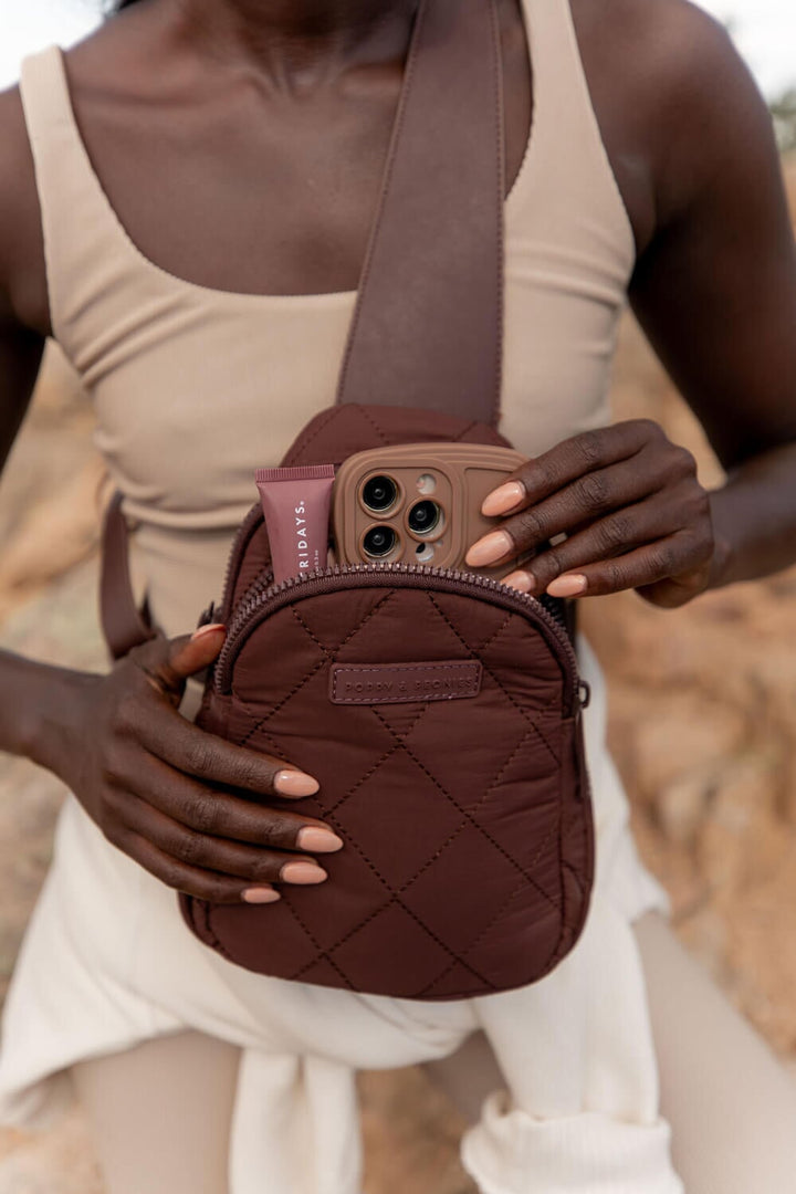The Quilted Roamer espresso