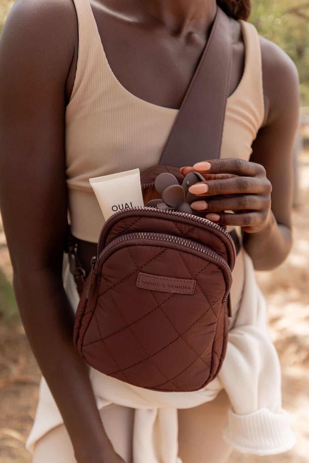 The Quilted Roamer espresso