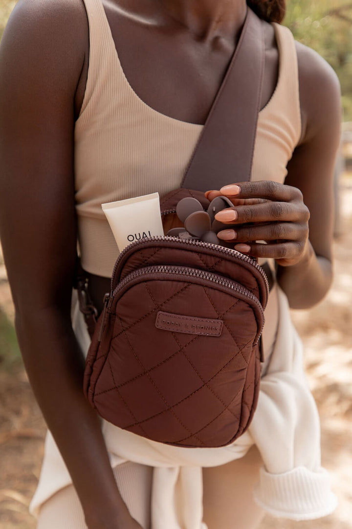 The Quilted Roamer espresso