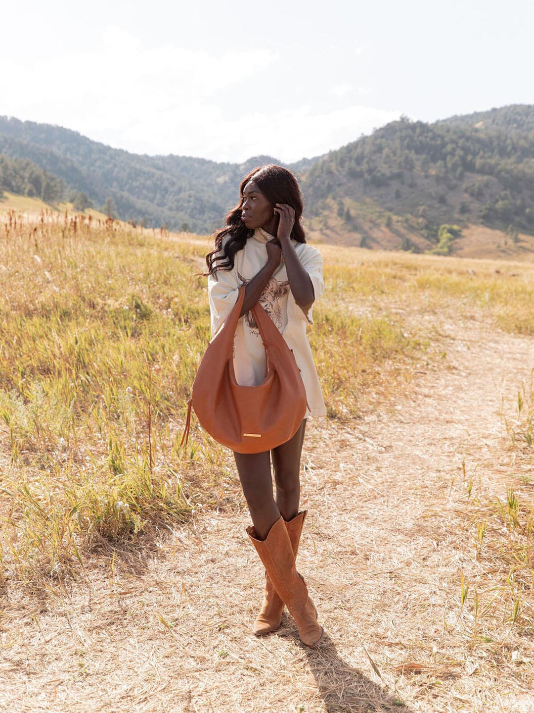 Hold All Hobo Cognac