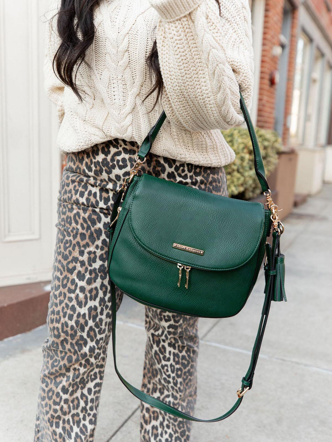 DOWNTOWN CROSSBODY Heritage Green