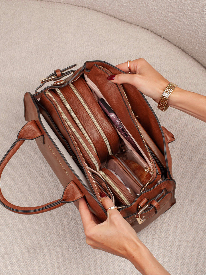 Mini Uptown Tote Chestnut