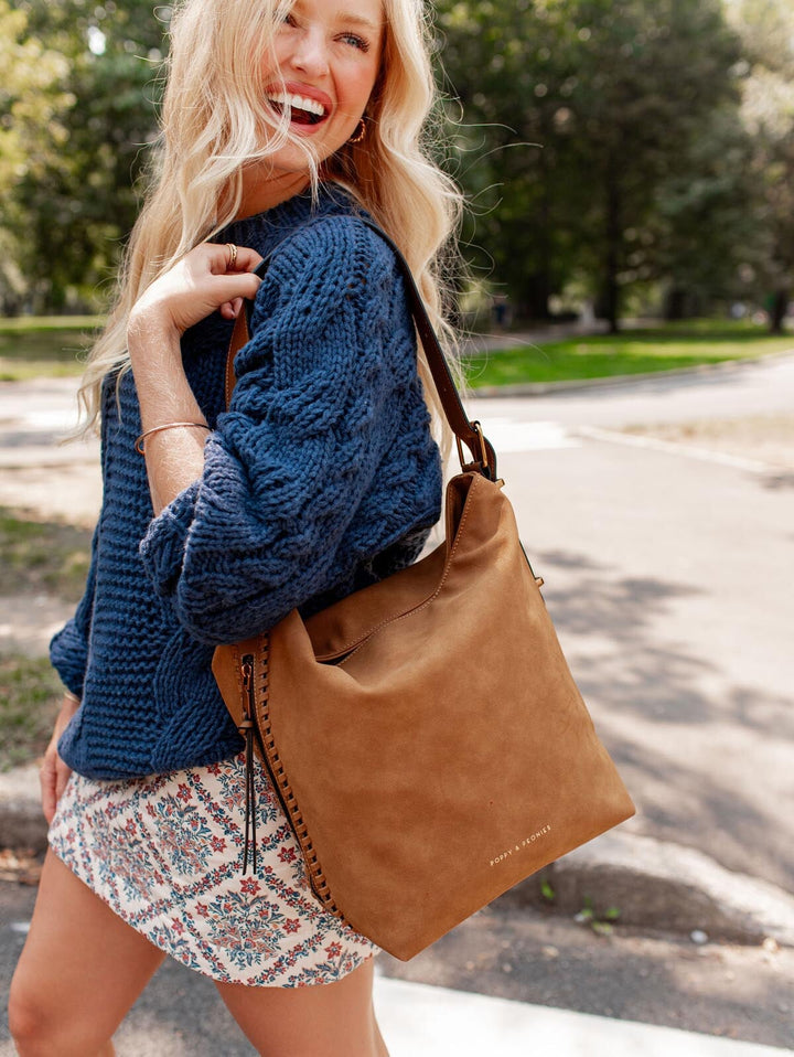 The Studio Bucket Bag Cognac