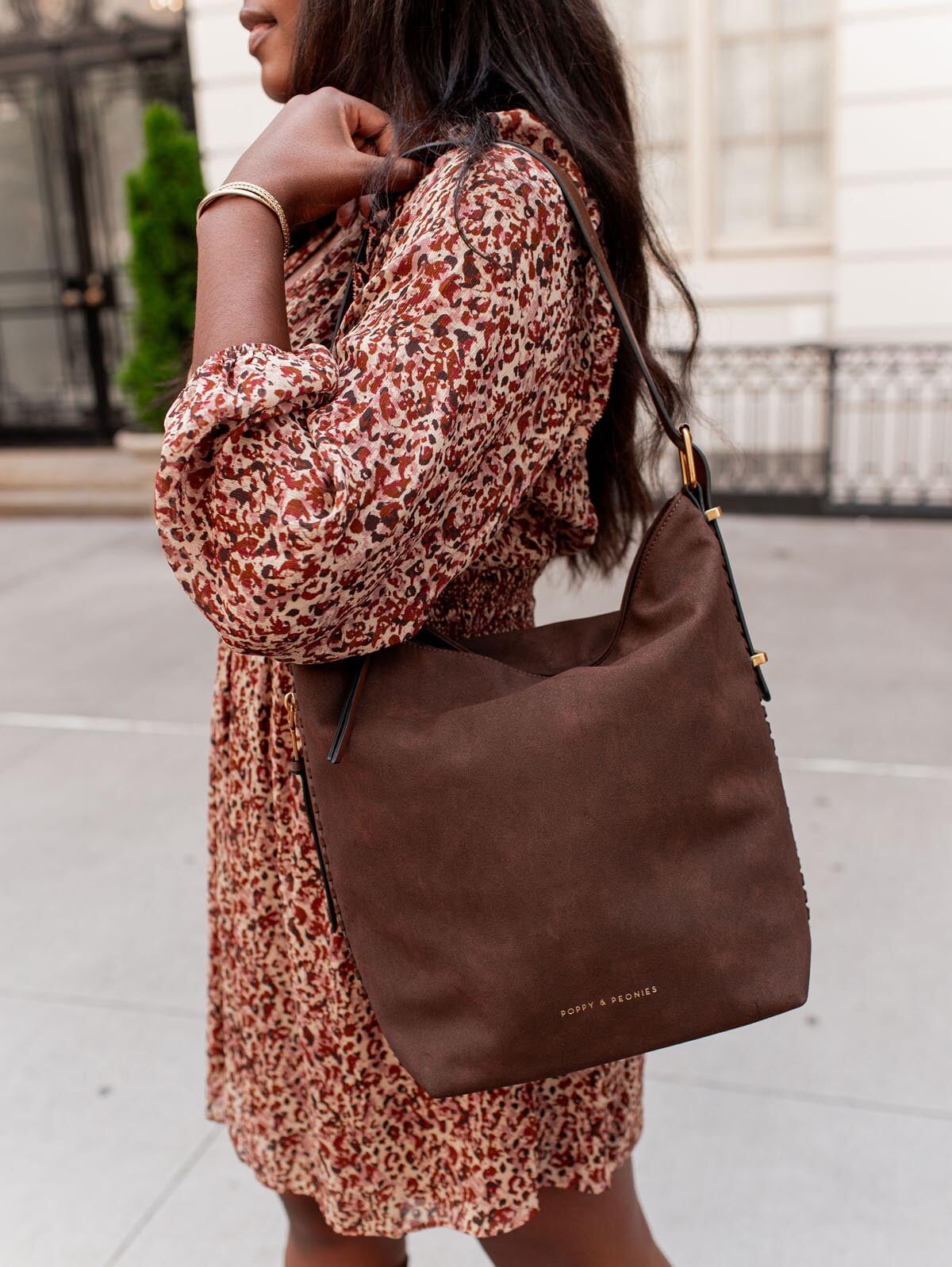 The Studio Bucket Bag Cognac | Poppy and Peonies – www