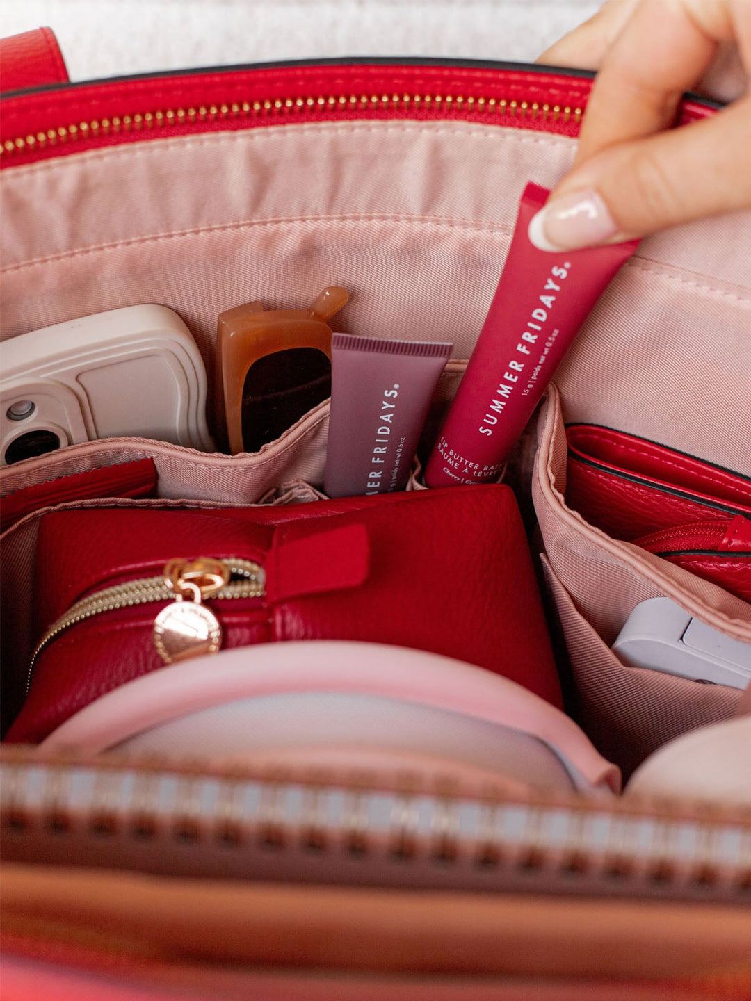 GO-GETTER TOTE Red
