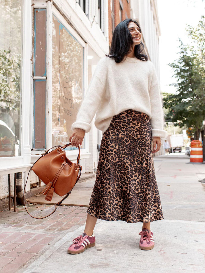 Pulled Together Bucket Bag Cognac