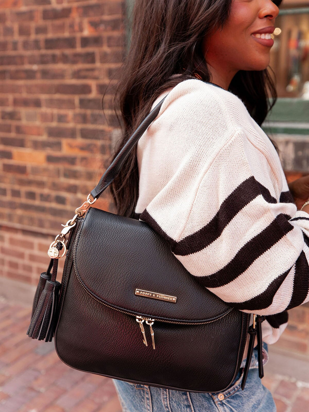 DOWNTOWN CROSSBODY black