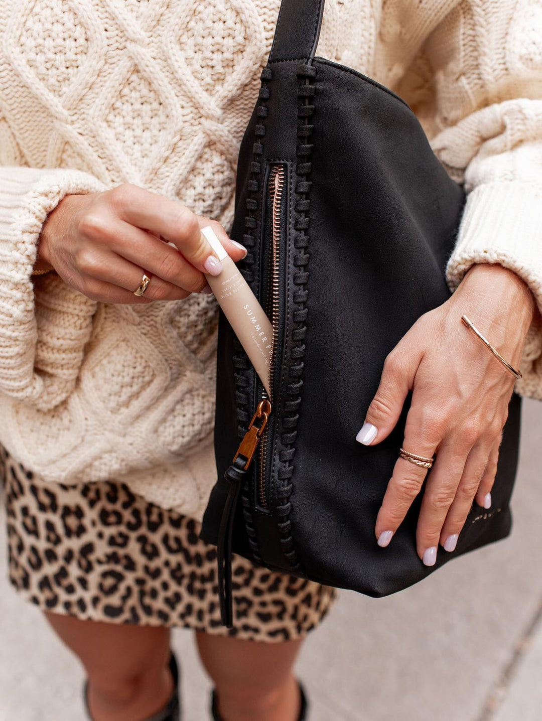 The Studio Bucket Bag Black