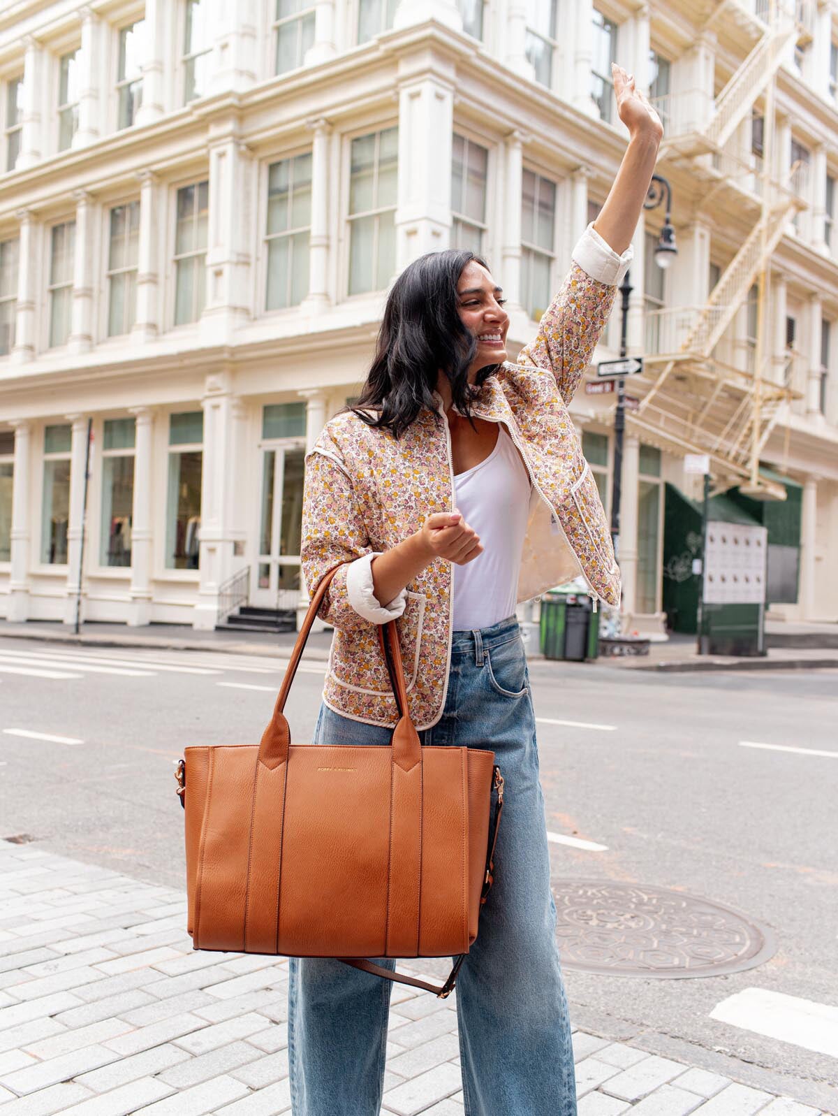 Multitasker Bag Cognac | Poppy and Peonies – www.poppyandpeonies